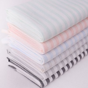 100% cotton yarn dyed shirting fabric