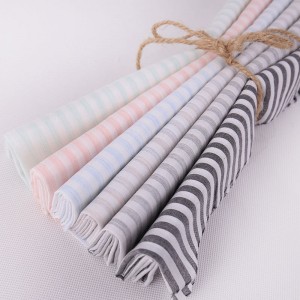 100% cotton yarn dyed shirting fabric