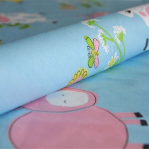 cvc cartoon fabric for bedding set