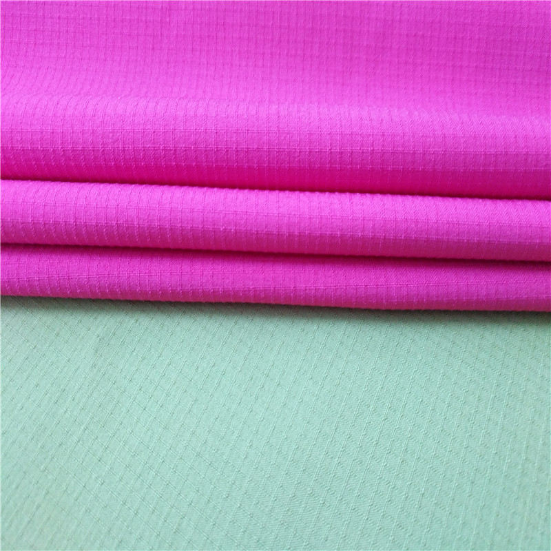 100% Original Nylon/Polyester Ribstop Fabric -
 97%P 3%SP 150D+40D*150D 58/59” 125gsm – Pengtong